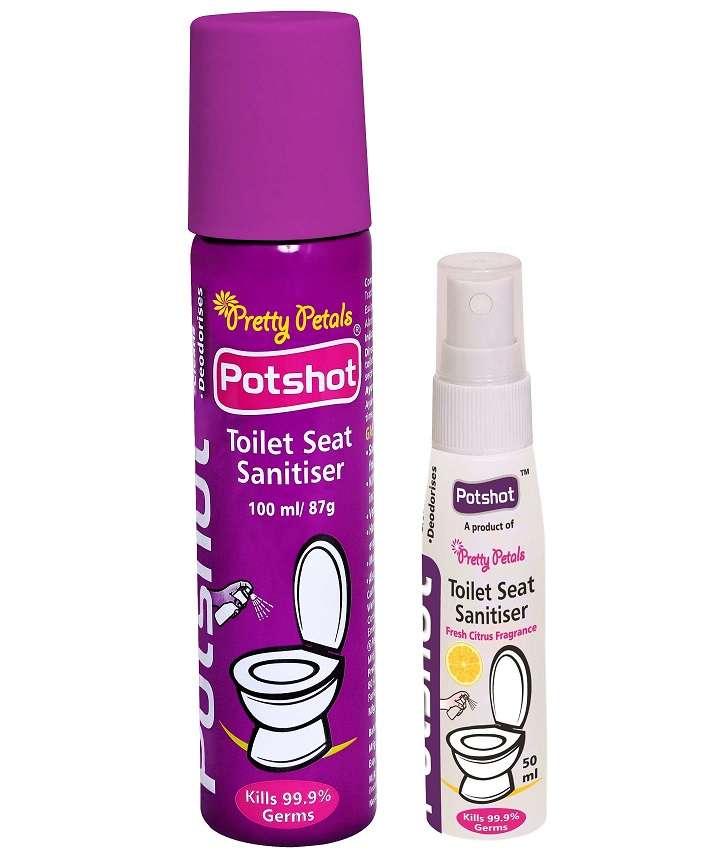 Potshot Toilet Seat Sanitizer Spray